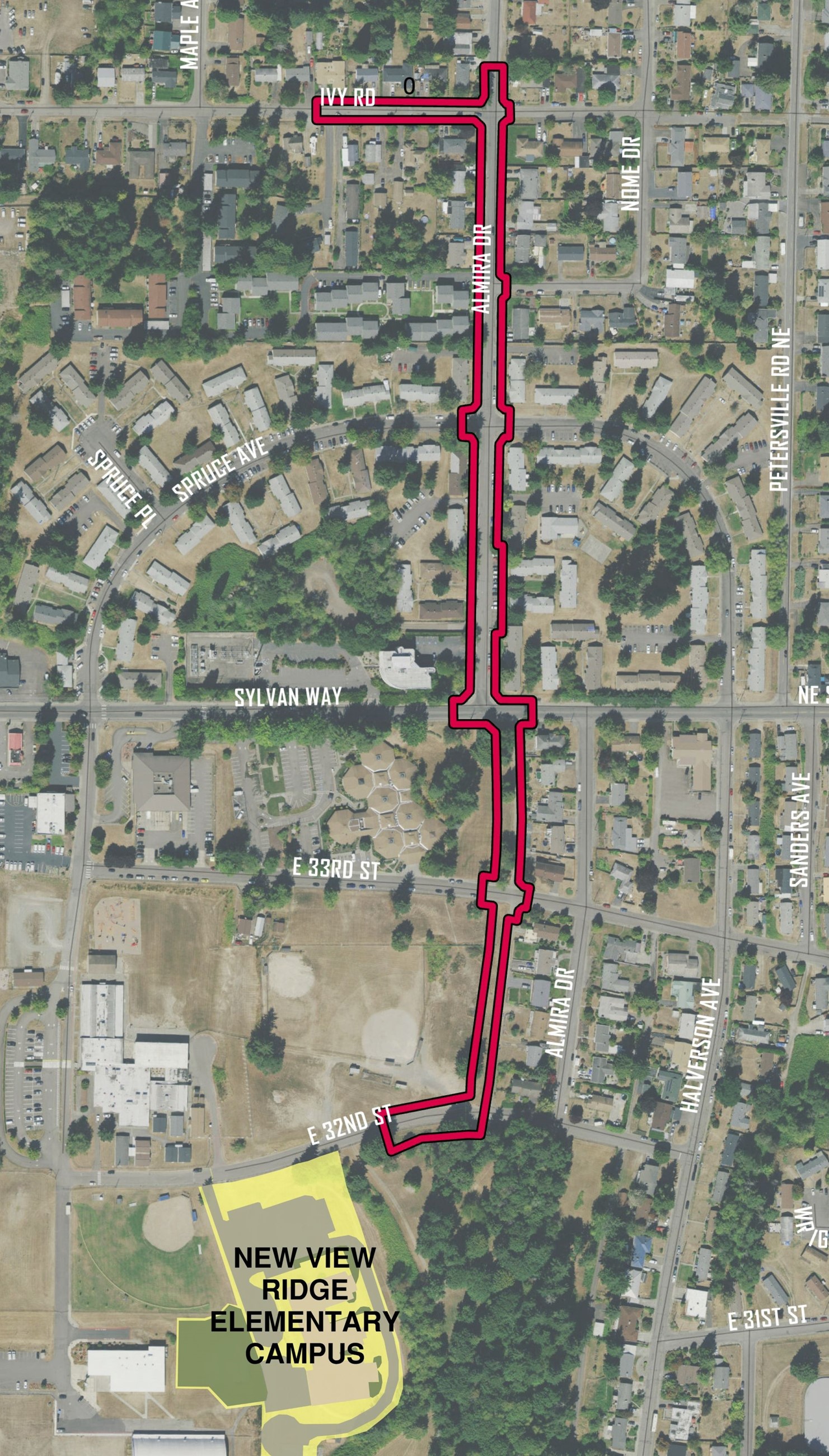 View Ridge SRTS P1 - Location Map 2026